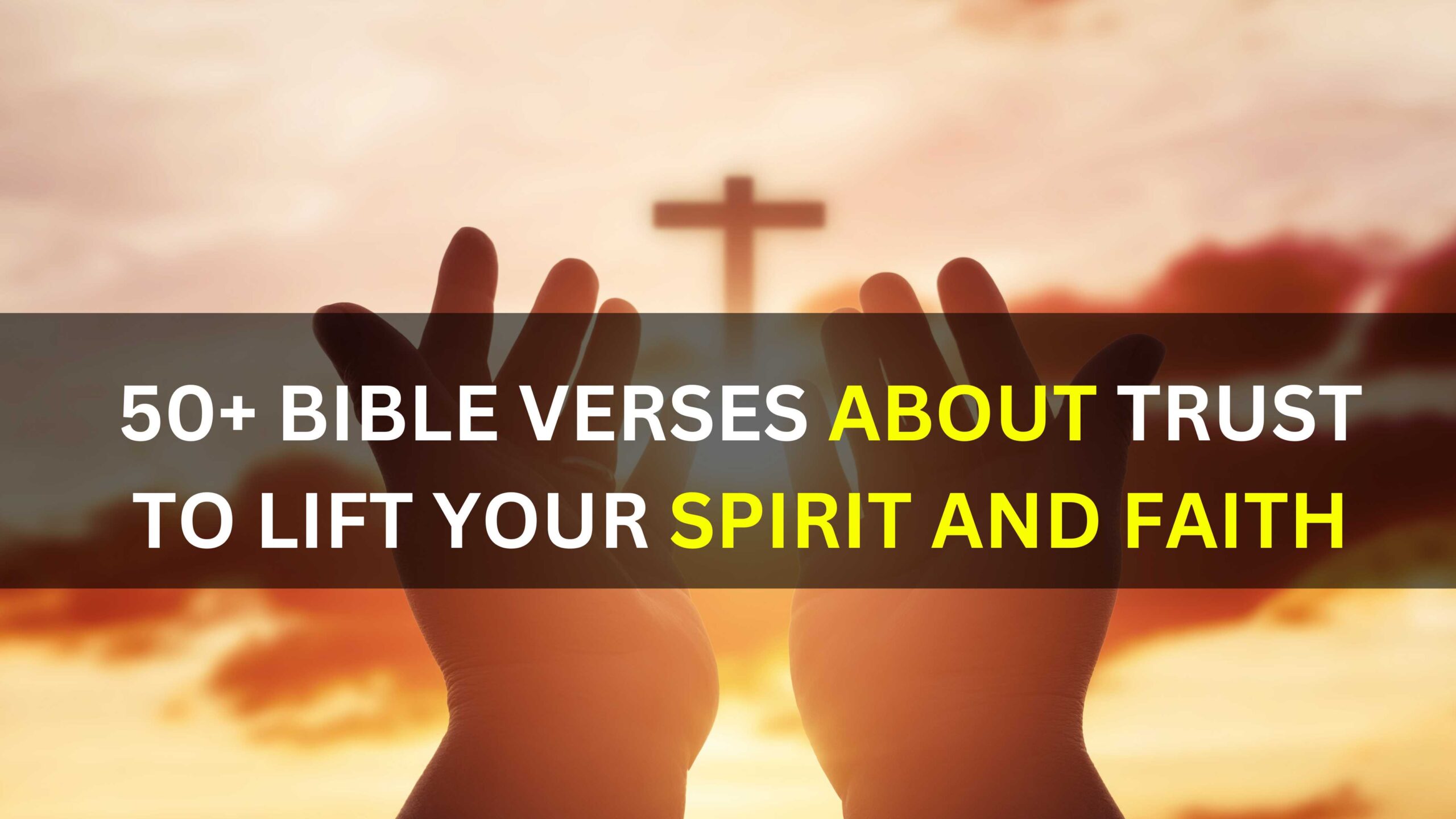 Bible Verses About Trust to Lift Your Spirit and Faith