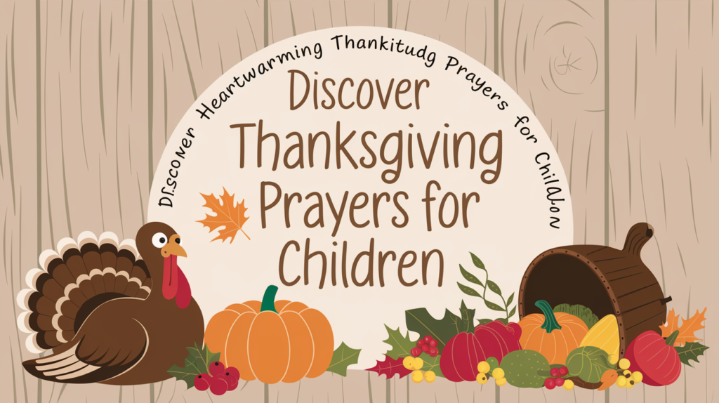 thanksgiving prayer for kids