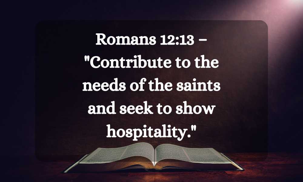 bible verses about hospitality