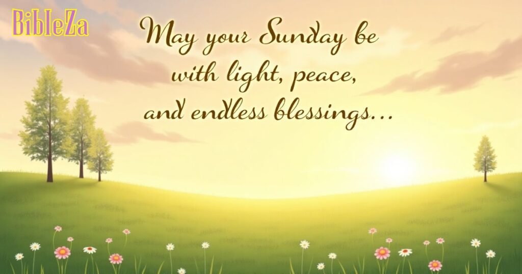 Inspirational Sunday Morning Blessings